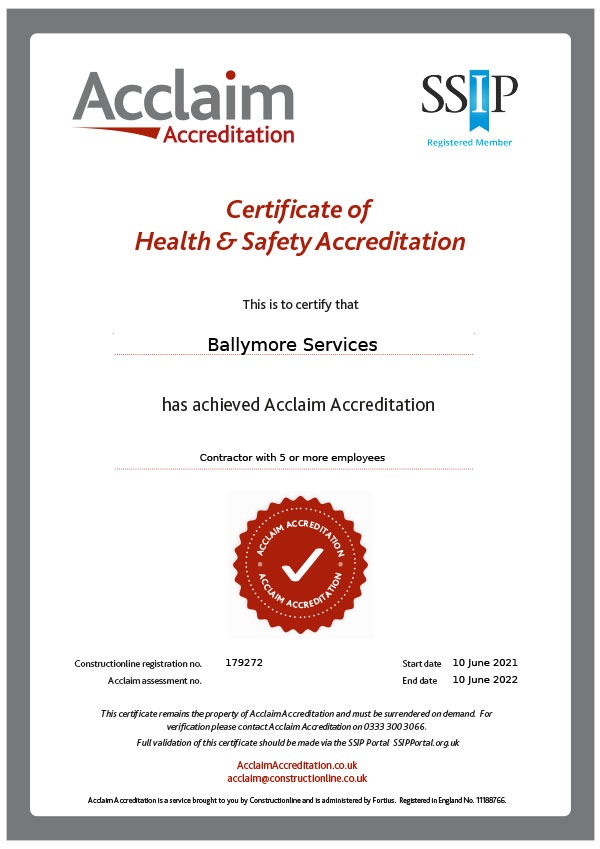 SSIP_Acclaim certificate